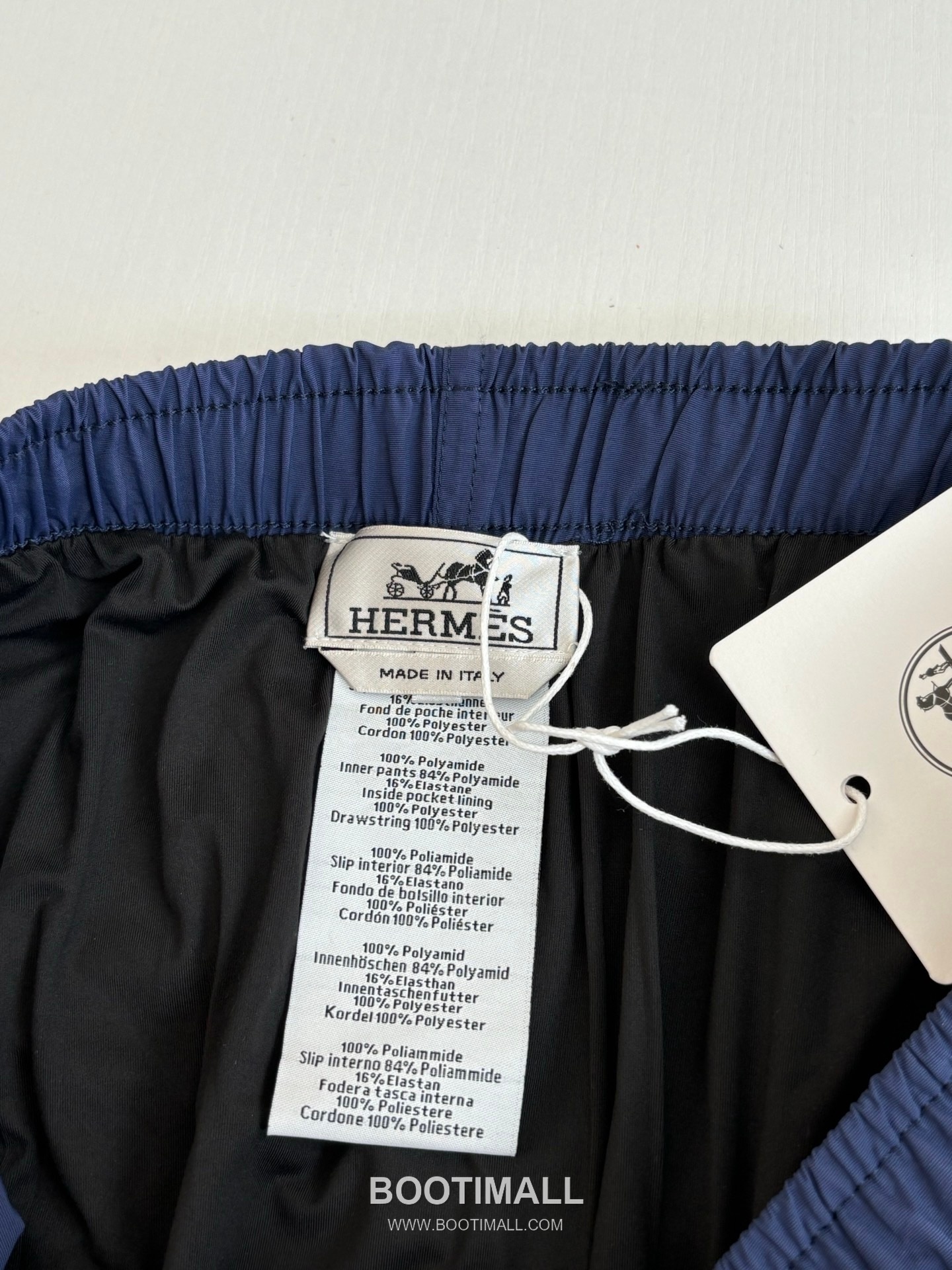 에르메스 2026SS H 미로 모노그램 워터리액티브 루즈핏 비치 쇼츠 네이비 팬츠 Hermes 2026 SS H Maze Monogram Water Reactive Loose Fit Beach Shorts Orange Pants 9