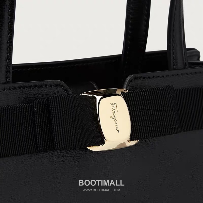 페라가모 카프스킨 바라 리본 토트백 Ferragamo Calfskin Vara Bow Tote Bag 21/1290 25cm 3