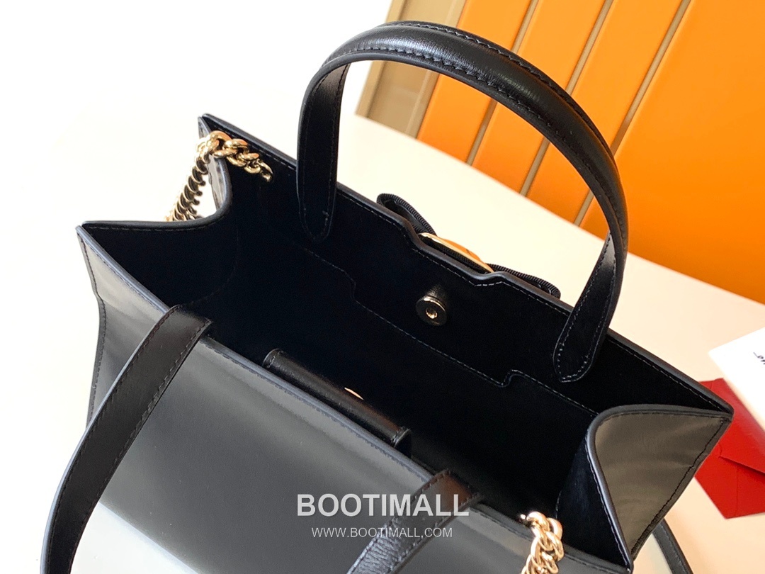 페라가모 카프스킨 바라 리본 토트백 Ferragamo Calfskin Vara Bow Tote Bag 21/1290 25cm 11