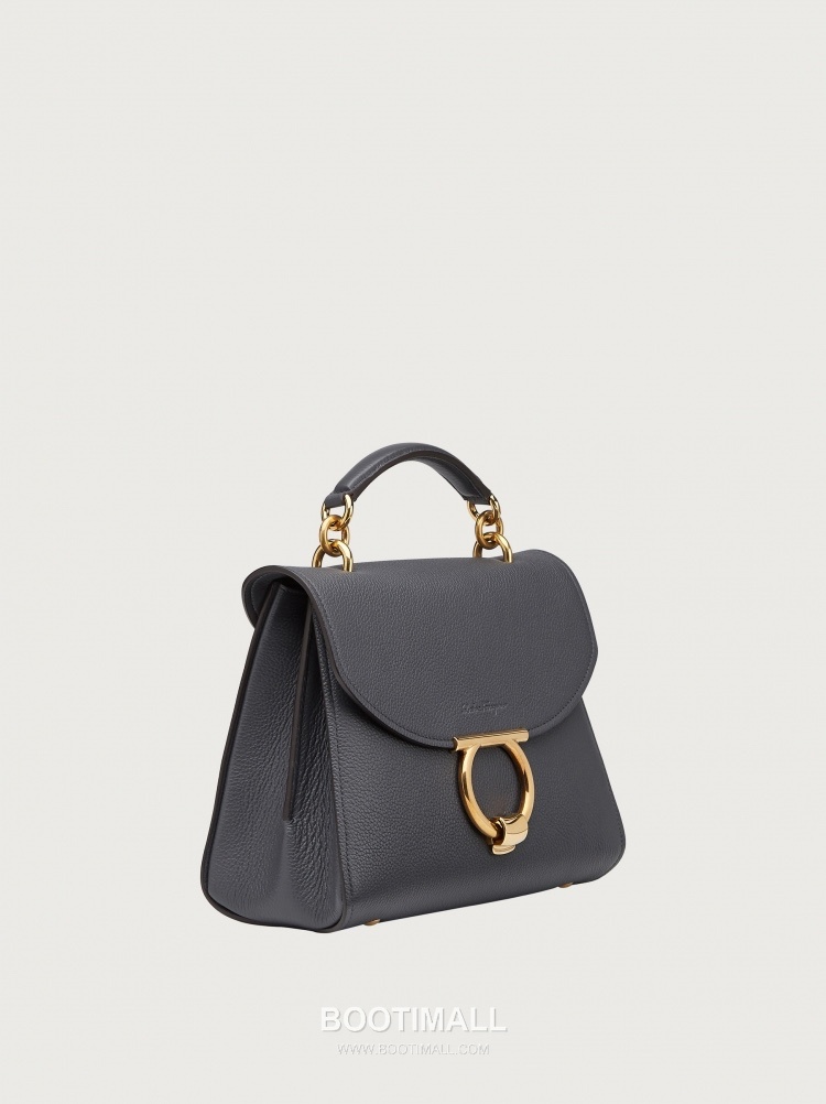 페라가모 카프스킨 그레인 토트 숄더백 Ferragamo Calfskin Grain Tote Shoulder Bag DY-21H493 26cm 2