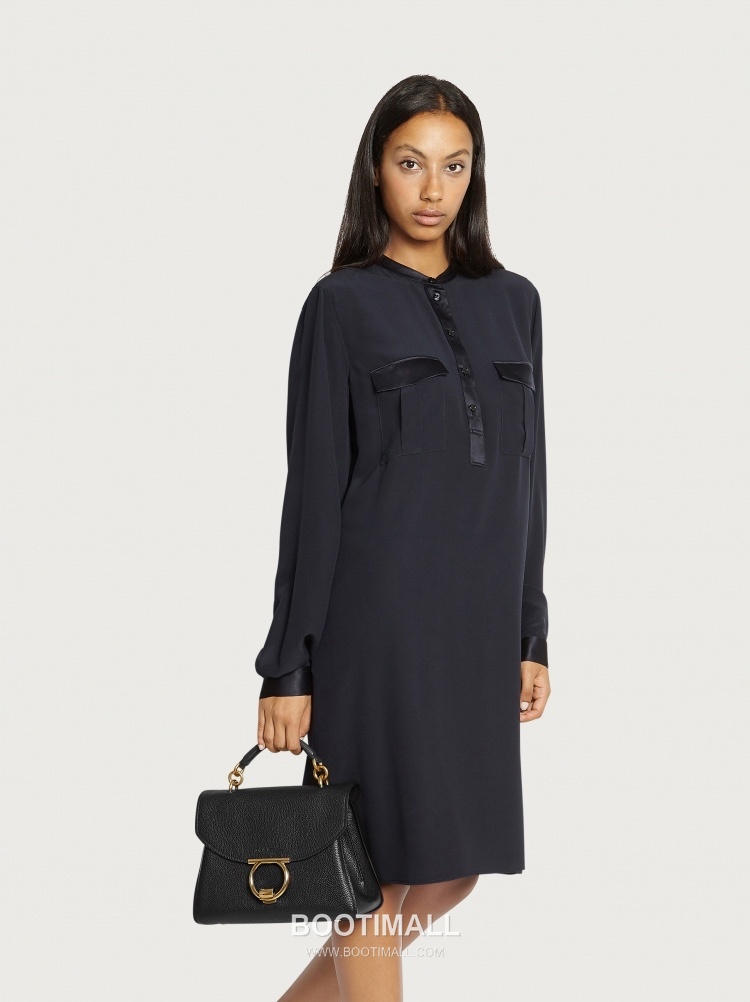 페라가모 카프스킨 그레인 토트 숄더백 Ferragamo Calfskin Grain Tote Shoulder Bag DY-21H493 26cm 5