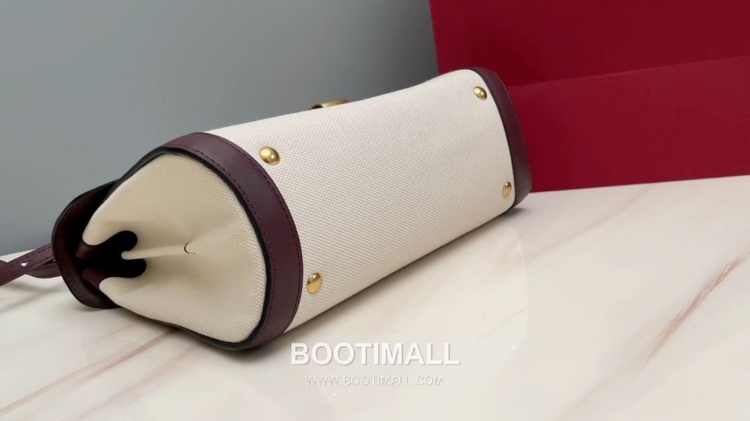 페라가모 카프스킨 패브릭 콤비 토트 숄더백 Ferragamo Calfskin Fabric Combo Tote Shoulder Bag DY-21H493 26cm 11