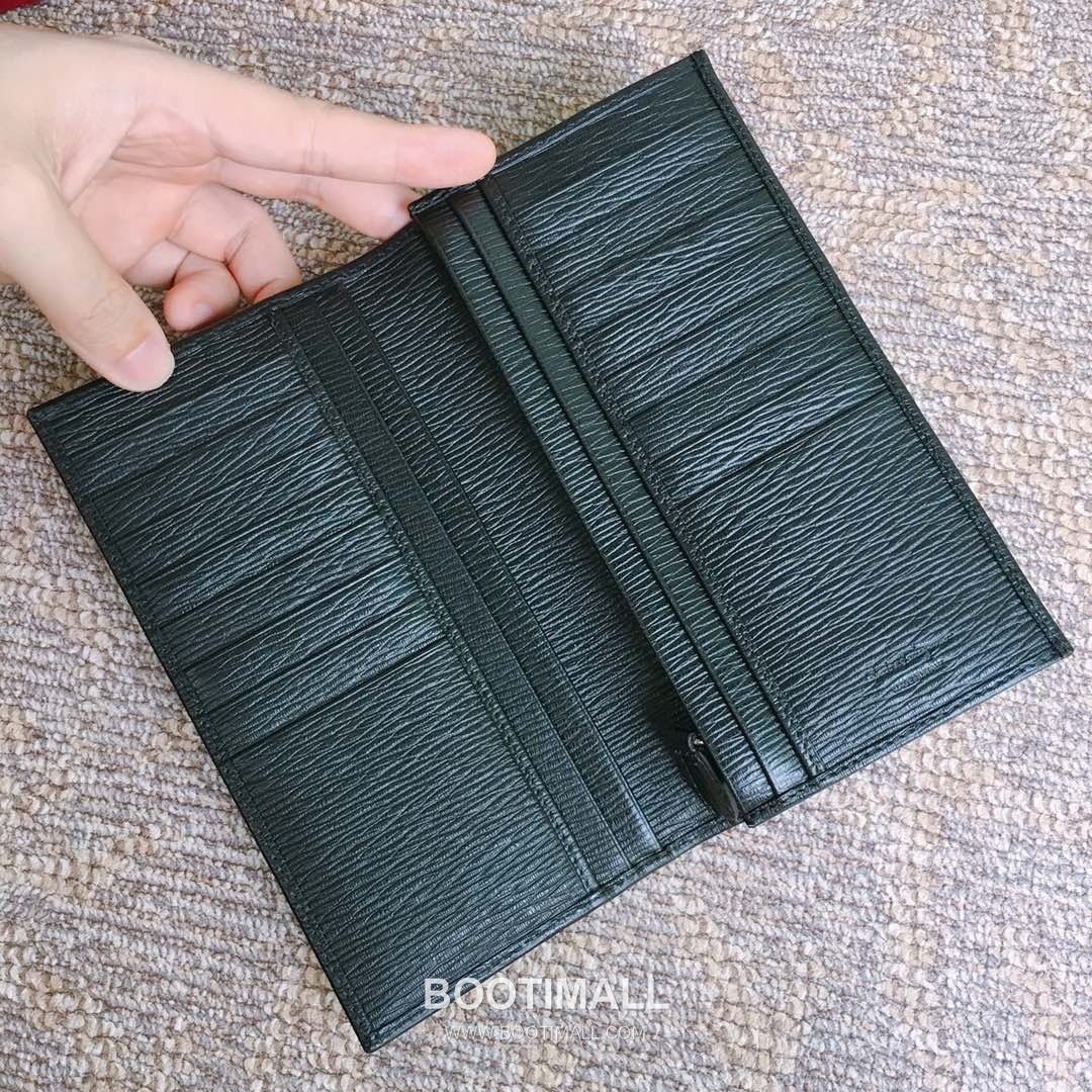 페라가모 카프스킨 간치오 투폴드 장지갑 Ferragamo Calfskin Gancio Two Fold Long Wallet 66A069 18.5cm 19