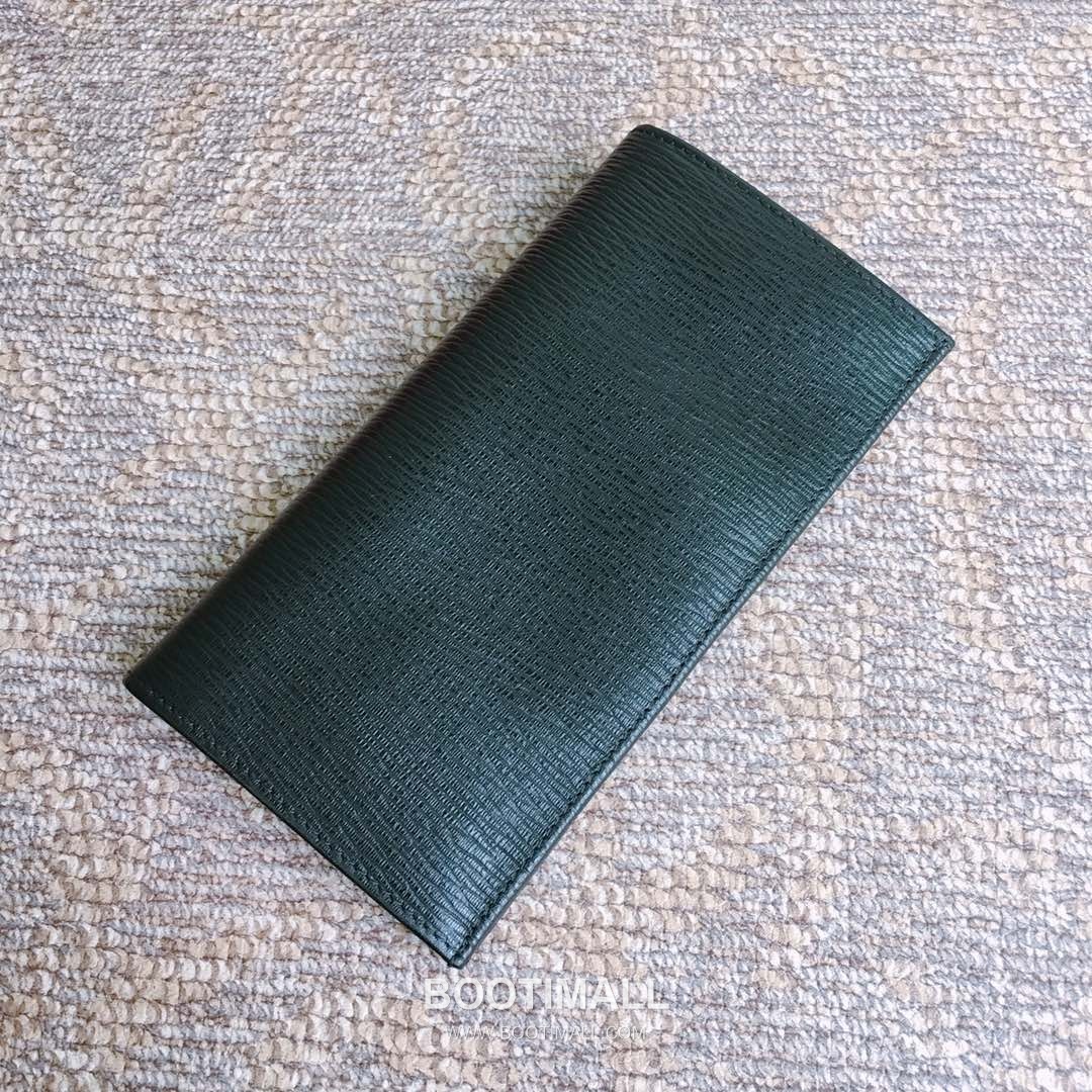 페라가모 카프스킨 간치오 투폴드 장지갑 Ferragamo Calfskin Gancio Two Fold Long Wallet 66A069 18.5cm 22
