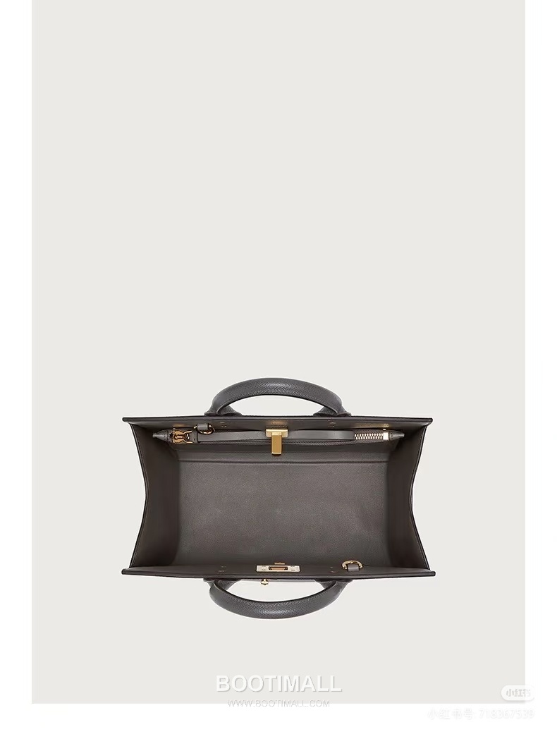 페라가모 스튜디오 카프스킨 간치니 토트 숄더백 Ferragamo Studio Calfskin Gancini Tote Shoulder Bag 211425 28cm 3