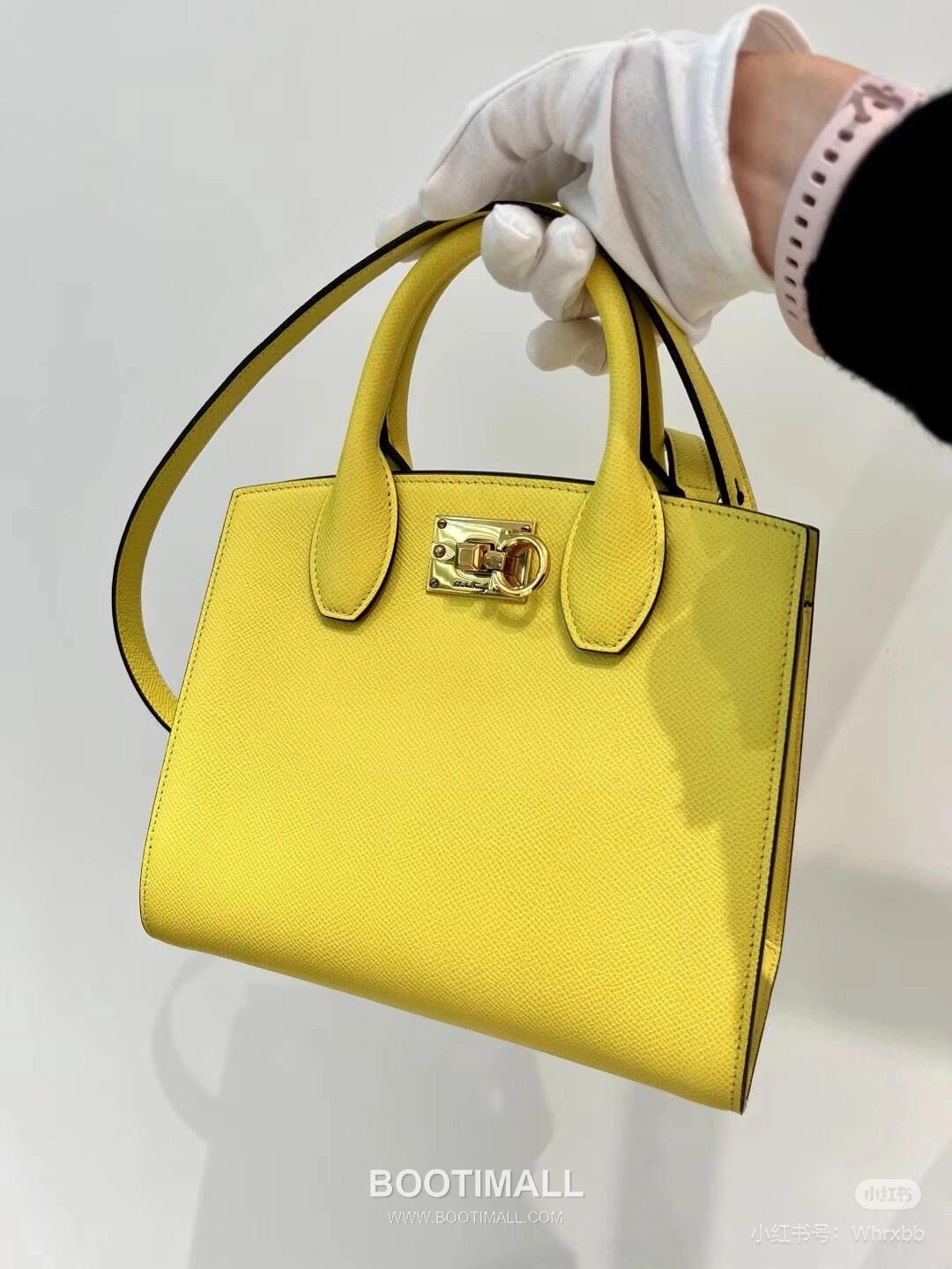 페라가모 스튜디오 카프스킨 간치니 미니 토트 숄더백 Ferragamo Studio Calfskin Gancini Mini Tote Shoulder Bag 211424 22cm 7
