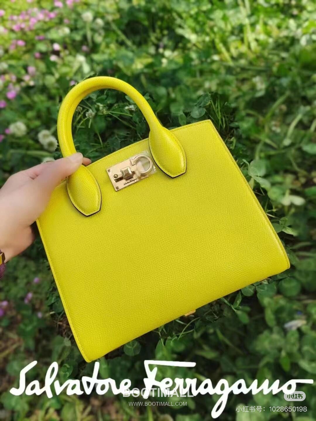 페라가모 스튜디오 카프스킨 간치니 미니 토트 숄더백 Ferragamo Studio Calfskin Gancini Mini Tote Shoulder Bag 211424 22cm 8