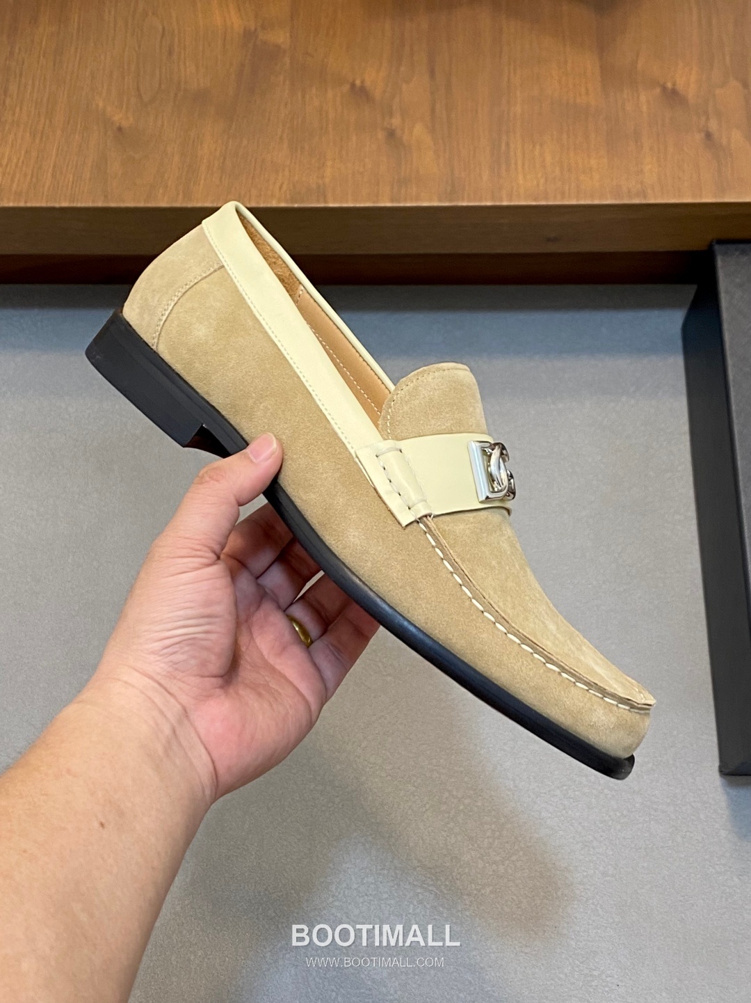 돌체앤가바나 송아지가죽 레이스업 블랙 더비로퍼 Dolce&Gabbana Calfskin Lace-up Black Derby Shoes 4