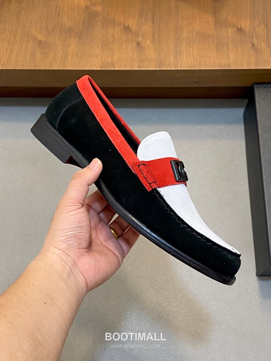 돌체앤가바나 송아지가죽 레이스업 블랙 더비로퍼 Dolce&Gabbana Calfskin Lace-up Black Derby Shoes 4