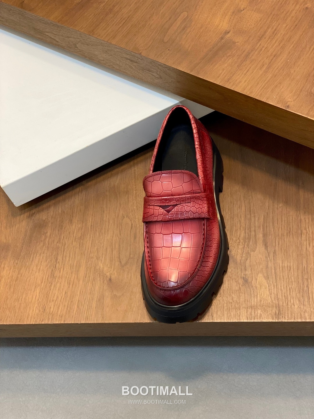 메종마르지엘라 송아지가죽 스테이플디테일 블랙 로퍼 Maison Margiela Calfskin Staple Detail Black Loafers 6