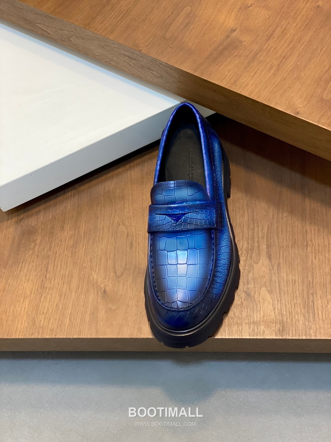 메종마르지엘라 송아지가죽 스테이플디테일 블랙 로퍼 Maison Margiela Calfskin Staple Detail Black Loafers 6