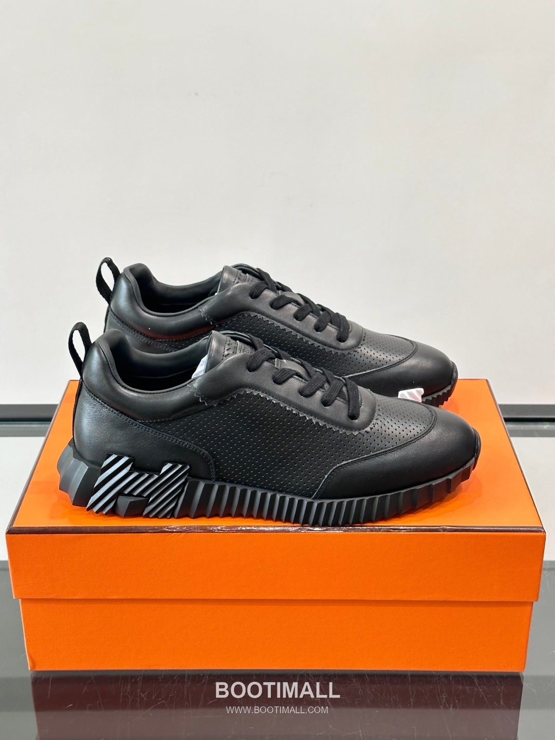 에르메스 송아지가죽 H로고 플랫폼 화이트 스니커즈 Hermes Calfskin H Logo Platform White Sneakers 4cm 1