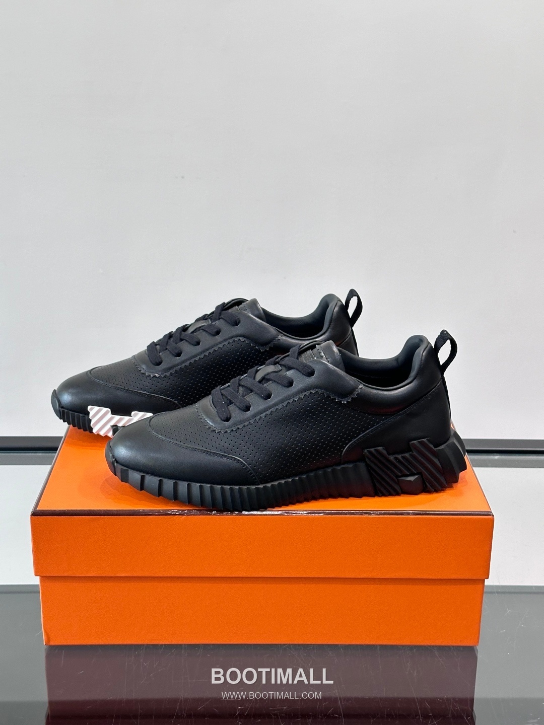 에르메스 송아지가죽 H로고 플랫폼 화이트 스니커즈 Hermes Calfskin H Logo Platform White Sneakers 4cm 3