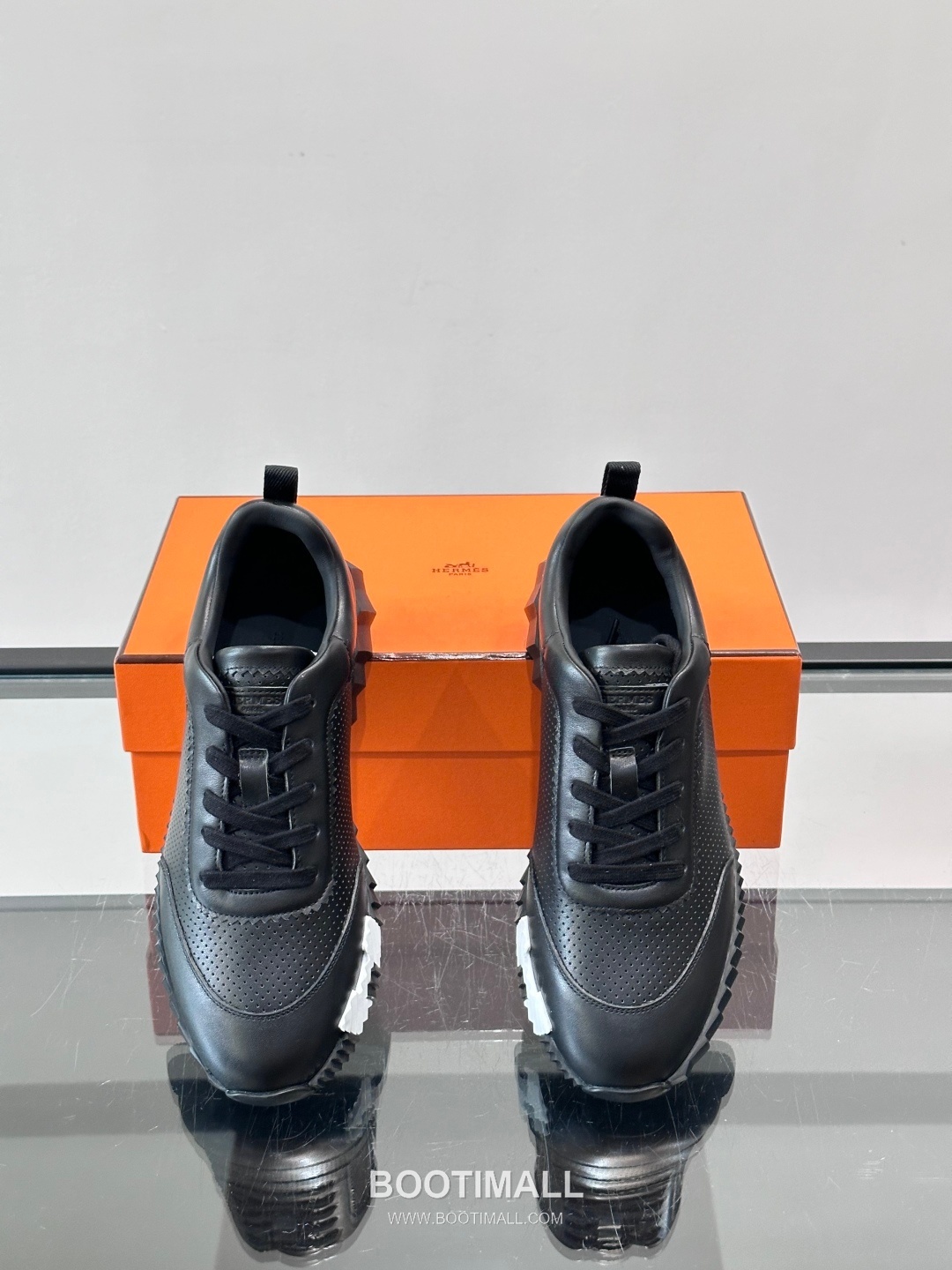 에르메스 송아지가죽 H로고 플랫폼 화이트 스니커즈 Hermes Calfskin H Logo Platform White Sneakers 4cm 6