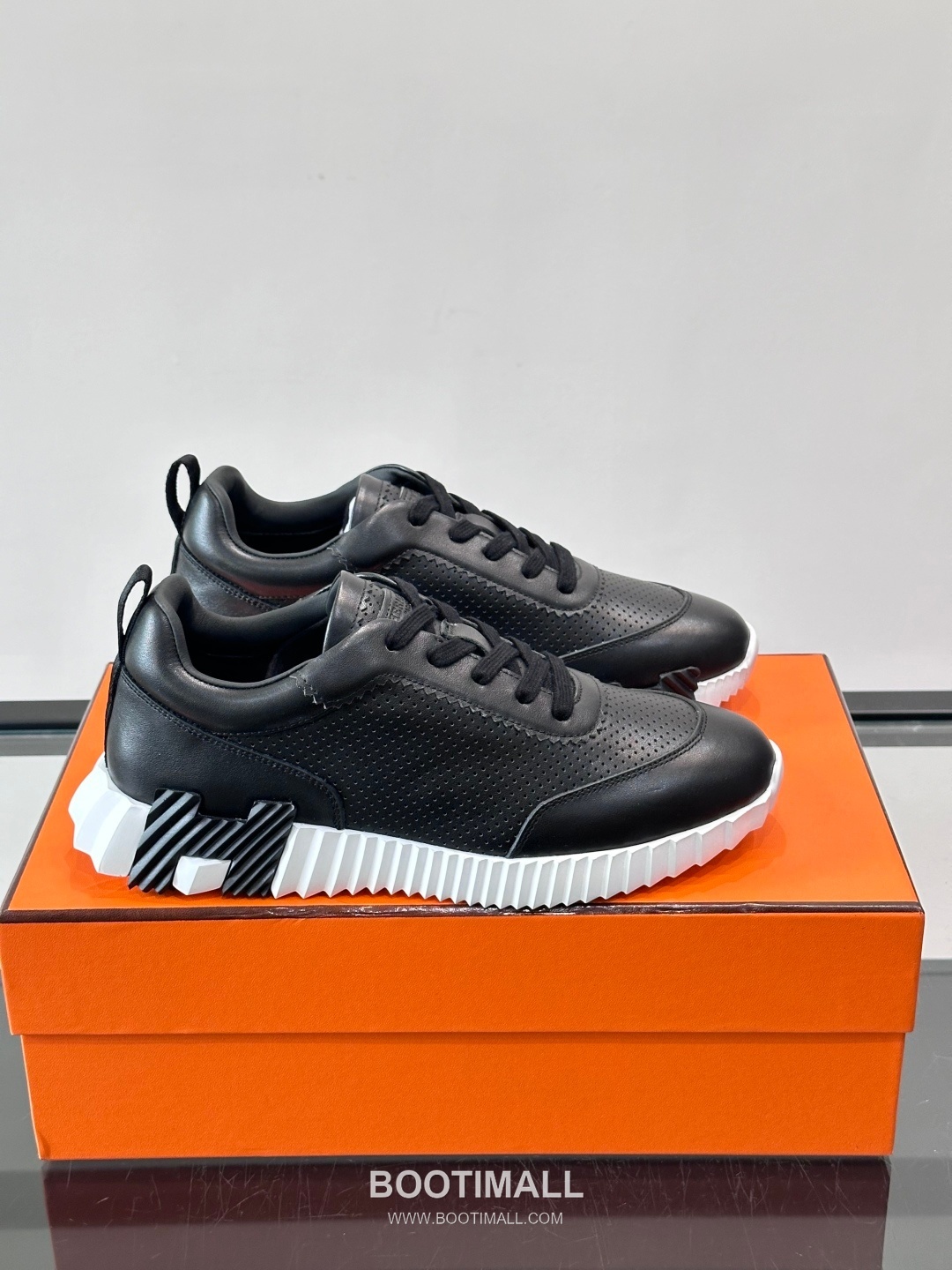 에르메스 송아지가죽 H로고 플랫폼 화이트 스니커즈 Hermes Calfskin H Logo Platform White Sneakers 4cm 1