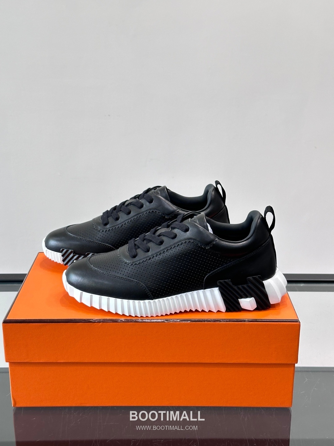 에르메스 송아지가죽 H로고 플랫폼 화이트 스니커즈 Hermes Calfskin H Logo Platform White Sneakers 4cm 3