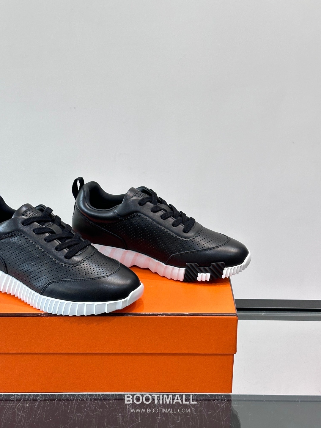 에르메스 송아지가죽 H로고 플랫폼 화이트 스니커즈 Hermes Calfskin H Logo Platform White Sneakers 4cm 7