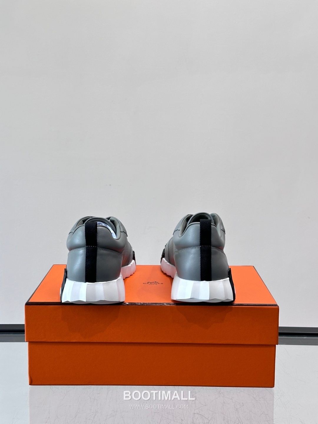 에르메스 송아지가죽 H로고 플랫폼 화이트 스니커즈 Hermes Calfskin H Logo Platform White Sneakers 4cm 8