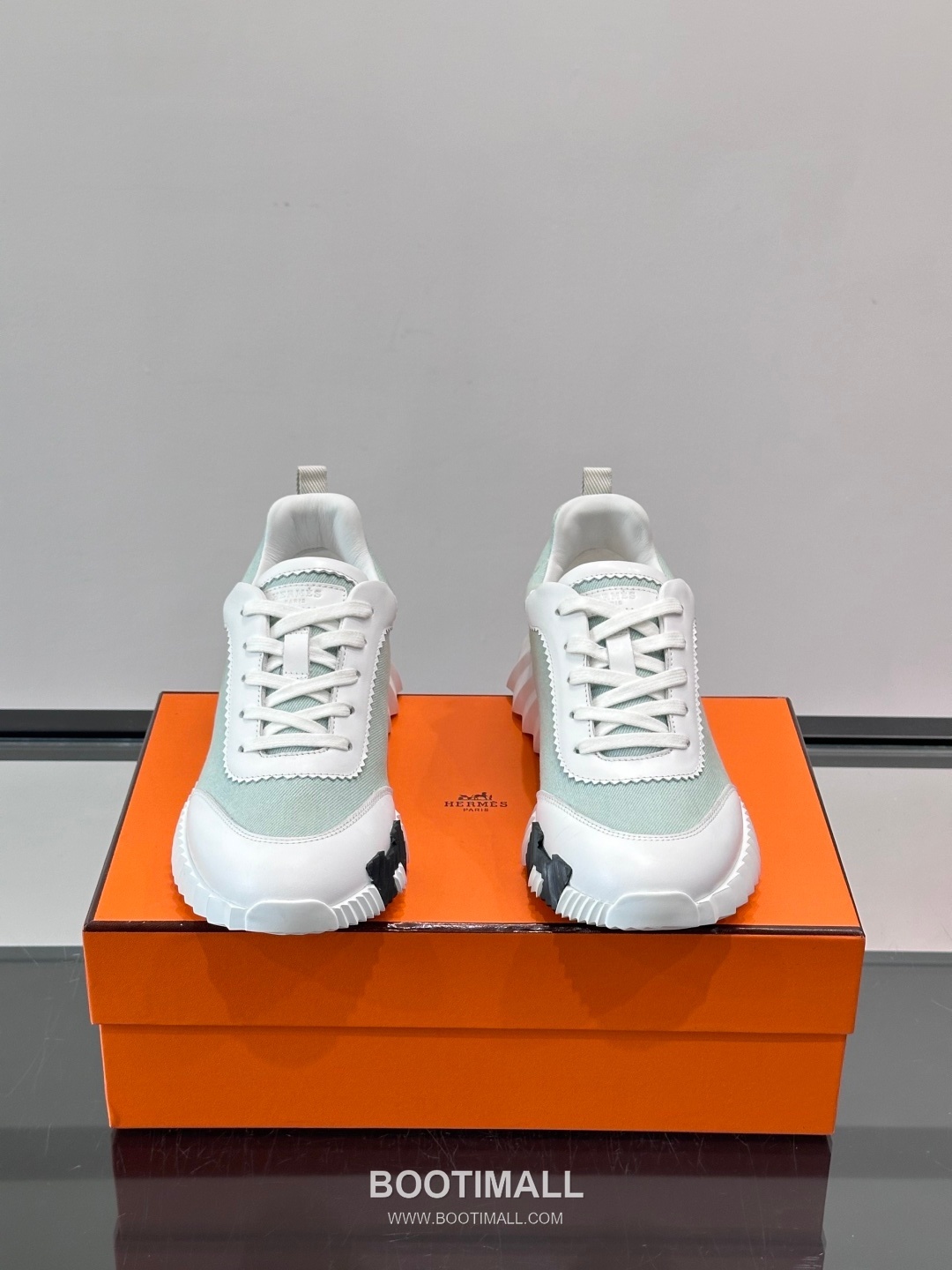 에르메스 송아지가죽 H로고 플랫폼 화이트 스니커즈 Hermes Calfskin H Logo Platform White Sneakers 4cm 2