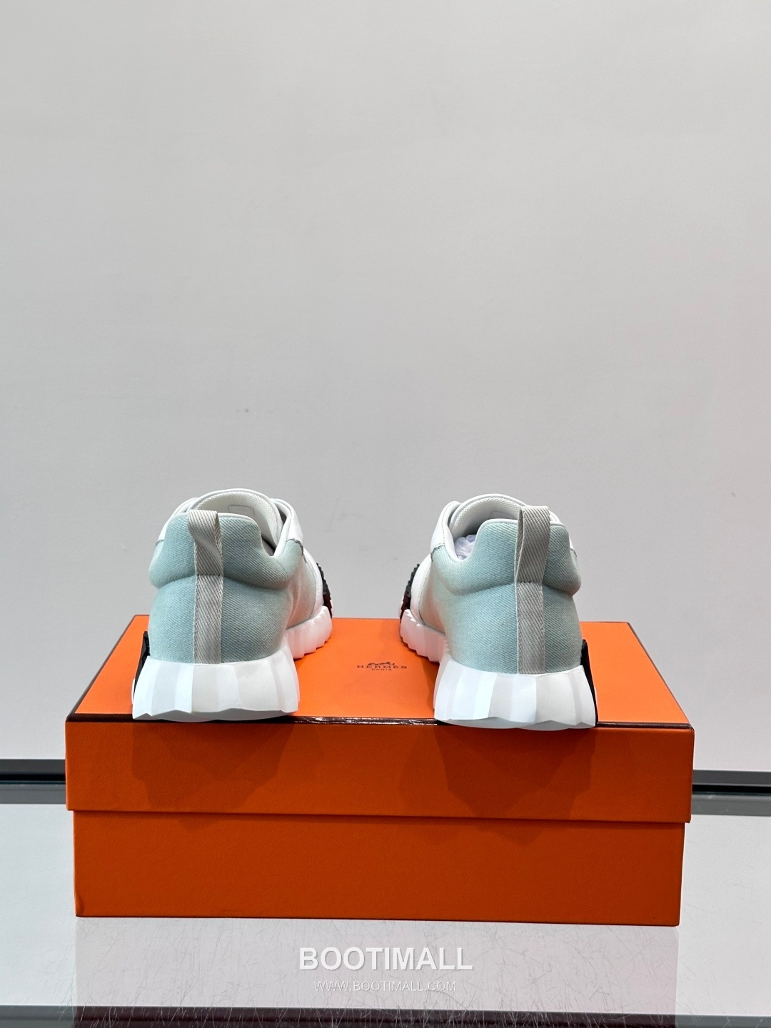 에르메스 송아지가죽 H로고 플랫폼 화이트 스니커즈 Hermes Calfskin H Logo Platform White Sneakers 4cm 8