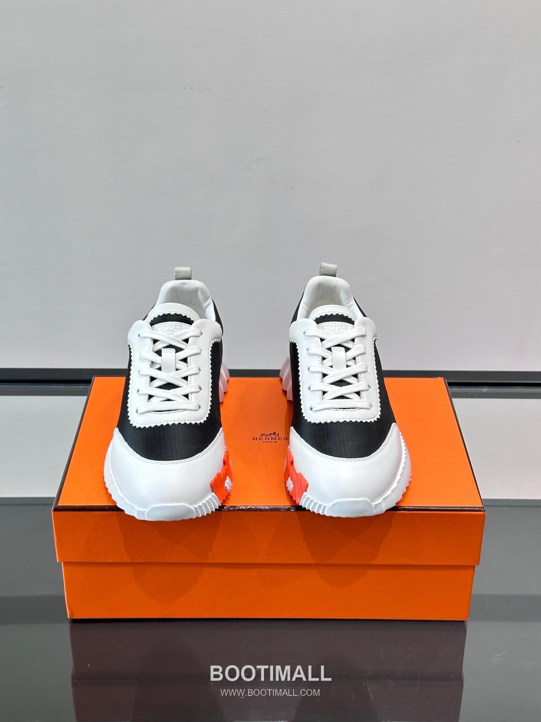 에르메스 송아지가죽 H로고 플랫폼 화이트 스니커즈 Hermes Calfskin H Logo Platform White Sneakers 4cm 2
