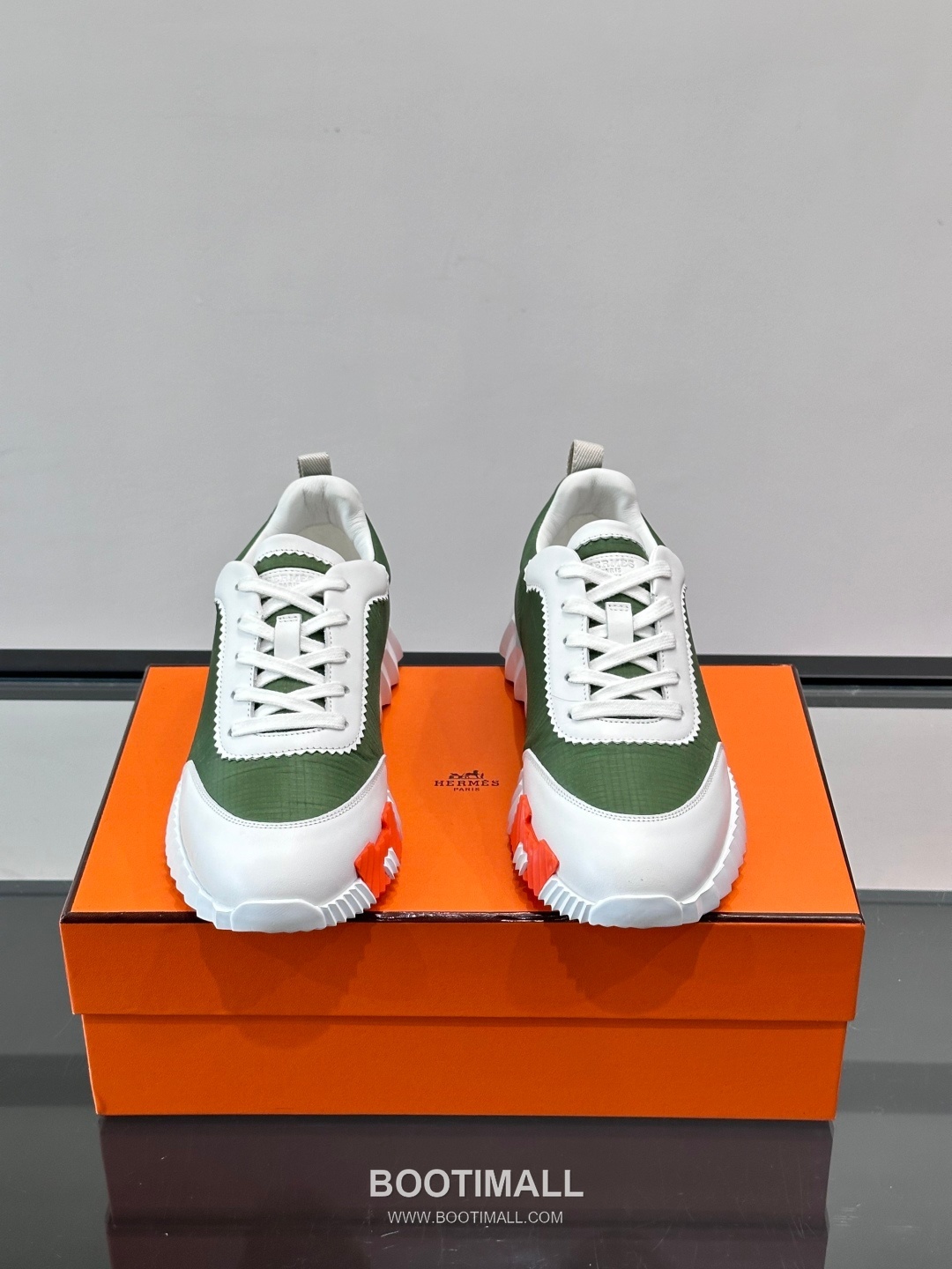 에르메스 송아지가죽 H로고 플랫폼 화이트 스니커즈 Hermes Calfskin H Logo Platform White Sneakers 4cm 2