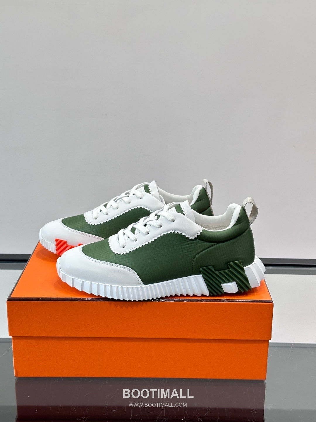 에르메스 송아지가죽 H로고 플랫폼 화이트 스니커즈 Hermes Calfskin H Logo Platform White Sneakers 4cm 3