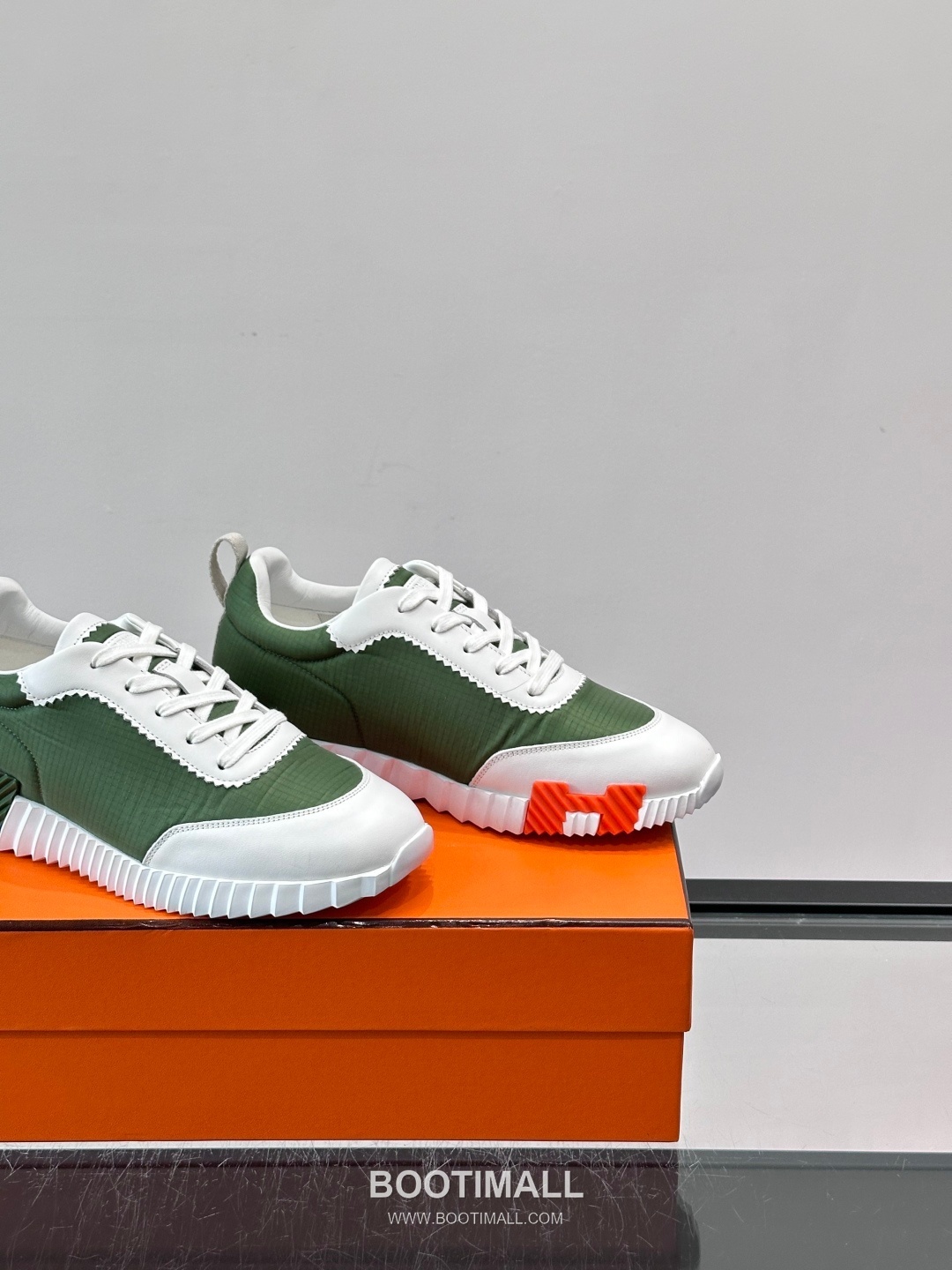 에르메스 송아지가죽 H로고 플랫폼 화이트 스니커즈 Hermes Calfskin H Logo Platform White Sneakers 4cm 7