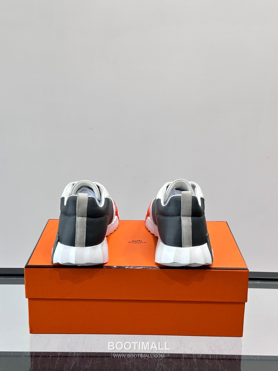 에르메스 송아지가죽 H로고 플랫폼 화이트 스니커즈 Hermes Calfskin H Logo Platform White Sneakers 4cm 8