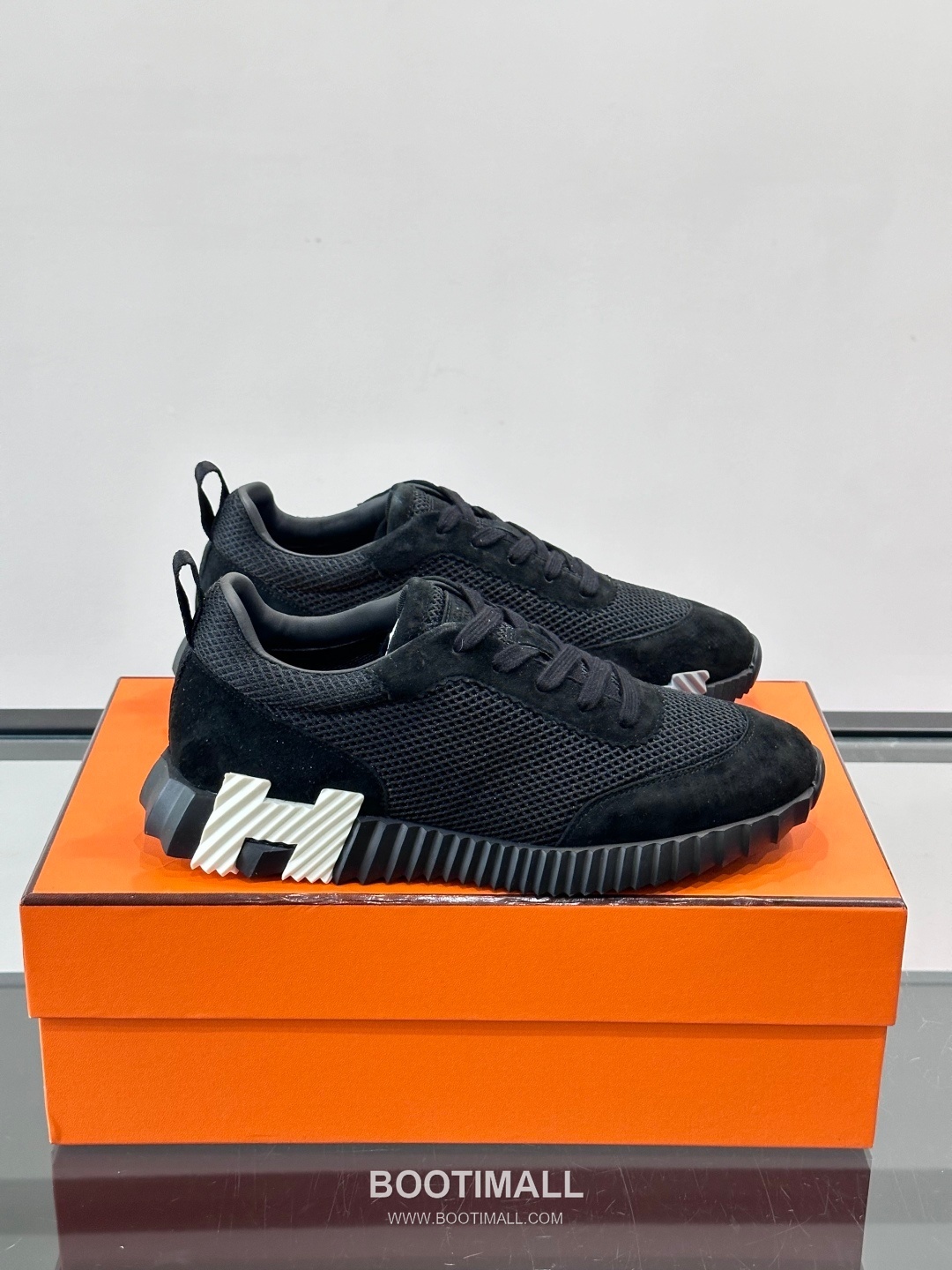 에르메스 송아지가죽 H로고 플랫폼 화이트 스니커즈 Hermes Calfskin H Logo Platform White Sneakers 4cm 1