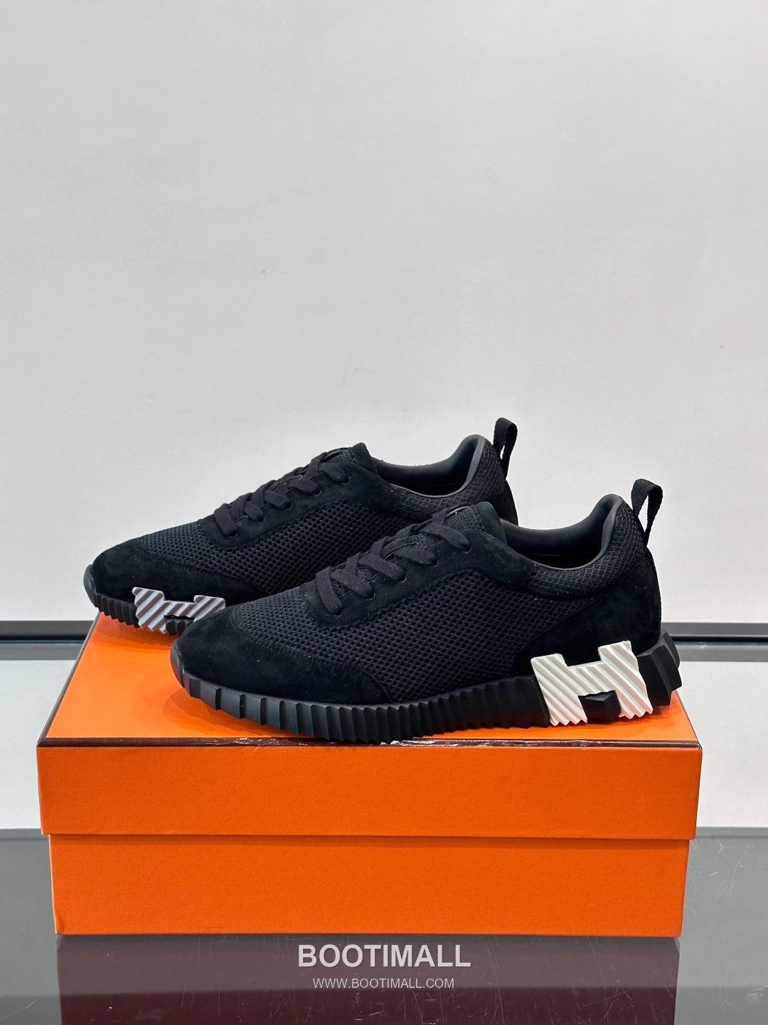 에르메스 송아지가죽 H로고 플랫폼 화이트 스니커즈 Hermes Calfskin H Logo Platform White Sneakers 4cm 3