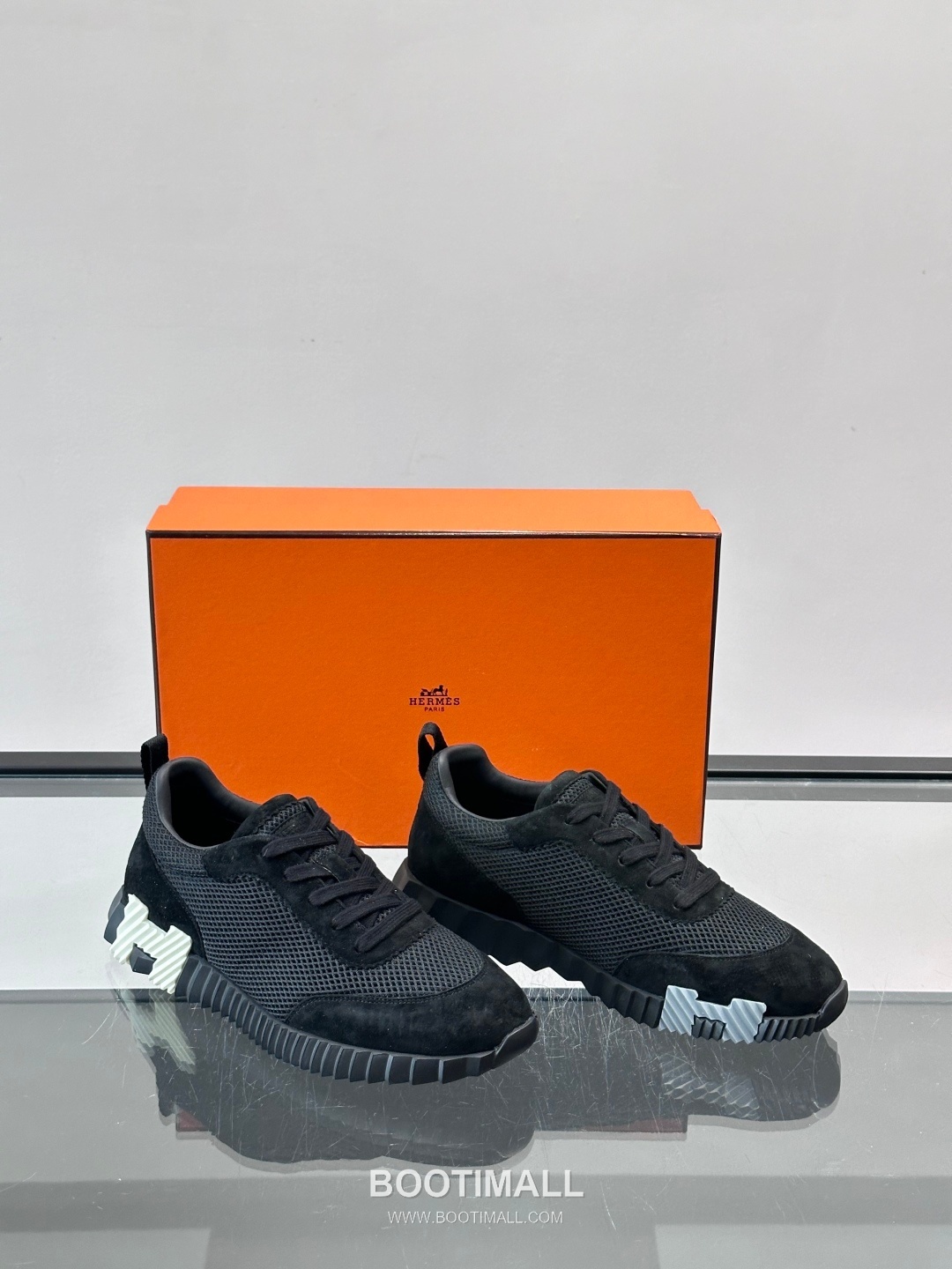 에르메스 송아지가죽 H로고 플랫폼 화이트 스니커즈 Hermes Calfskin H Logo Platform White Sneakers 4cm 5