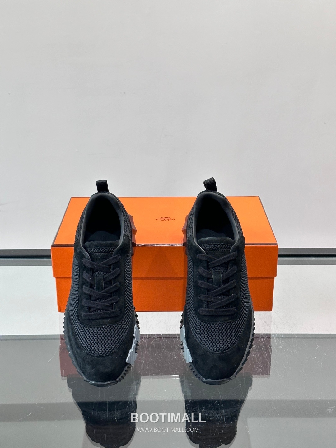 에르메스 송아지가죽 H로고 플랫폼 화이트 스니커즈 Hermes Calfskin H Logo Platform White Sneakers 4cm 6