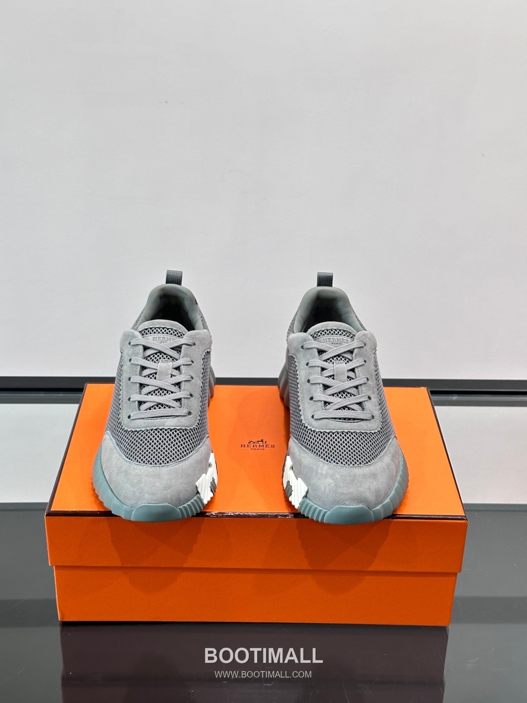 에르메스 송아지가죽 H로고 플랫폼 화이트 스니커즈 Hermes Calfskin H Logo Platform White Sneakers 4cm 2