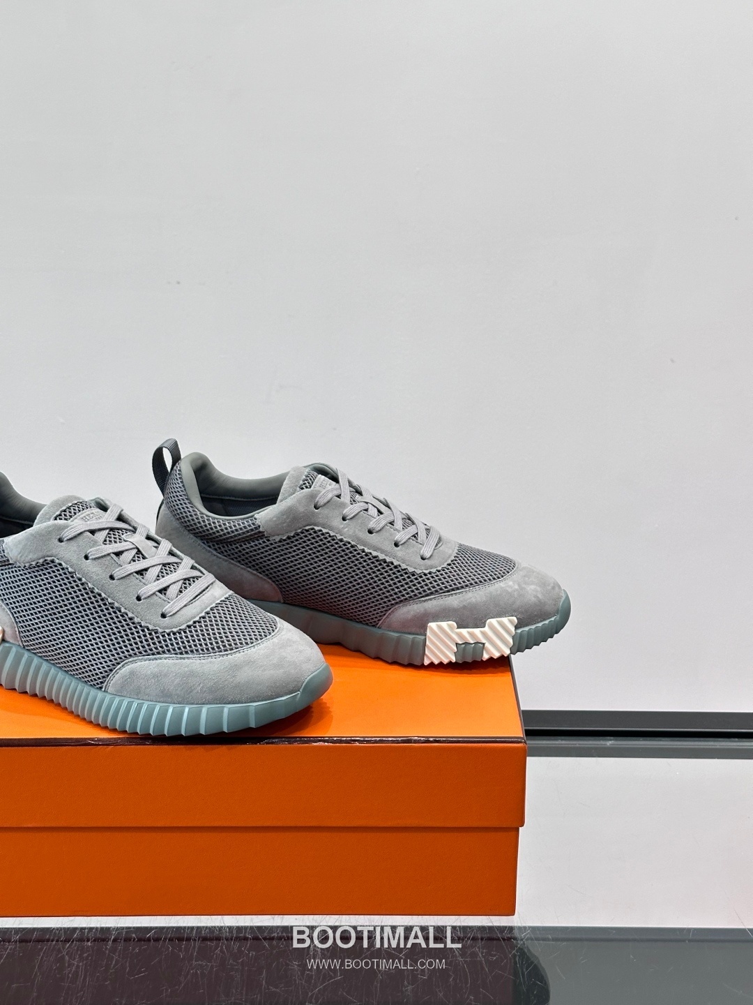 에르메스 송아지가죽 H로고 플랫폼 화이트 스니커즈 Hermes Calfskin H Logo Platform White Sneakers 4cm 7