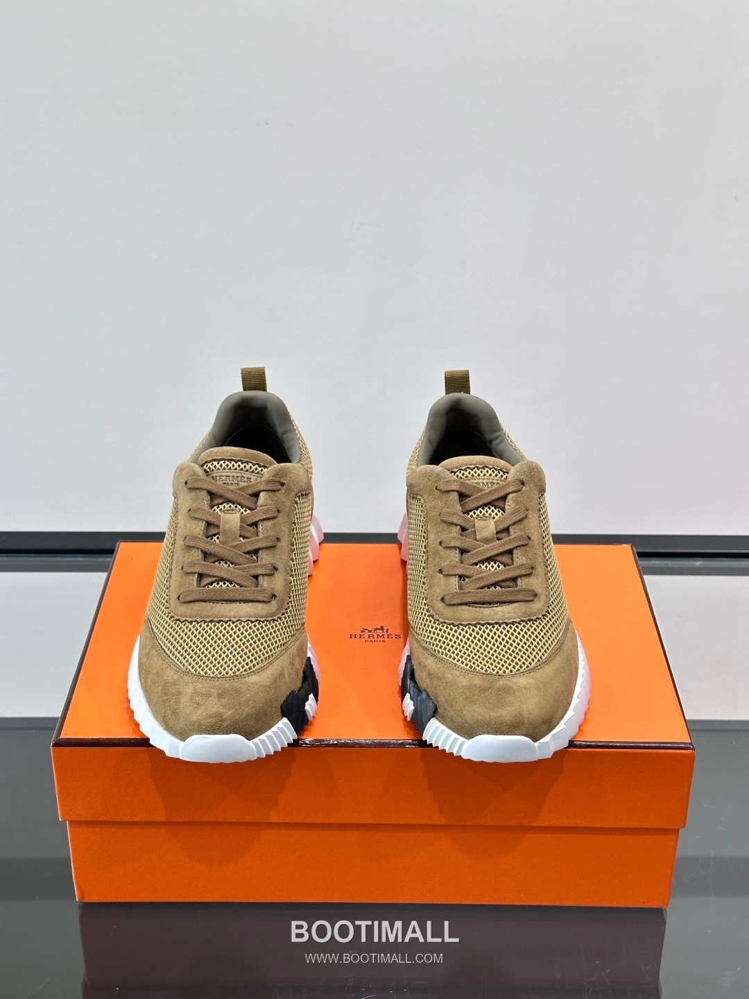 에르메스 송아지가죽 H로고 플랫폼 화이트 스니커즈 Hermes Calfskin H Logo Platform White Sneakers 4cm 2