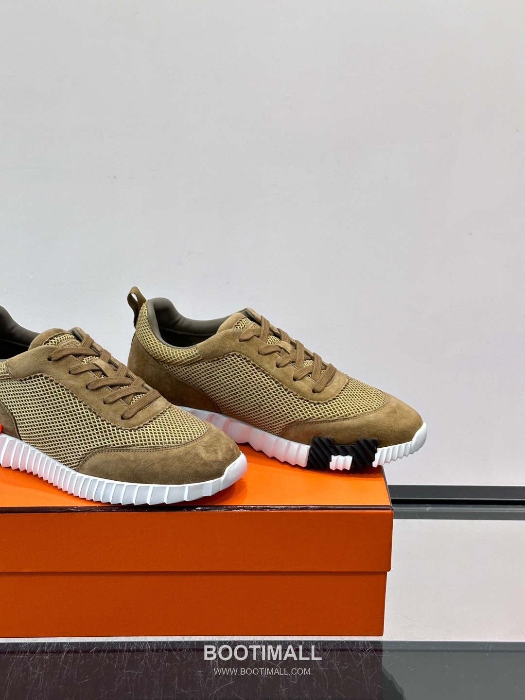 에르메스 송아지가죽 H로고 플랫폼 화이트 스니커즈 Hermes Calfskin H Logo Platform White Sneakers 4cm 7