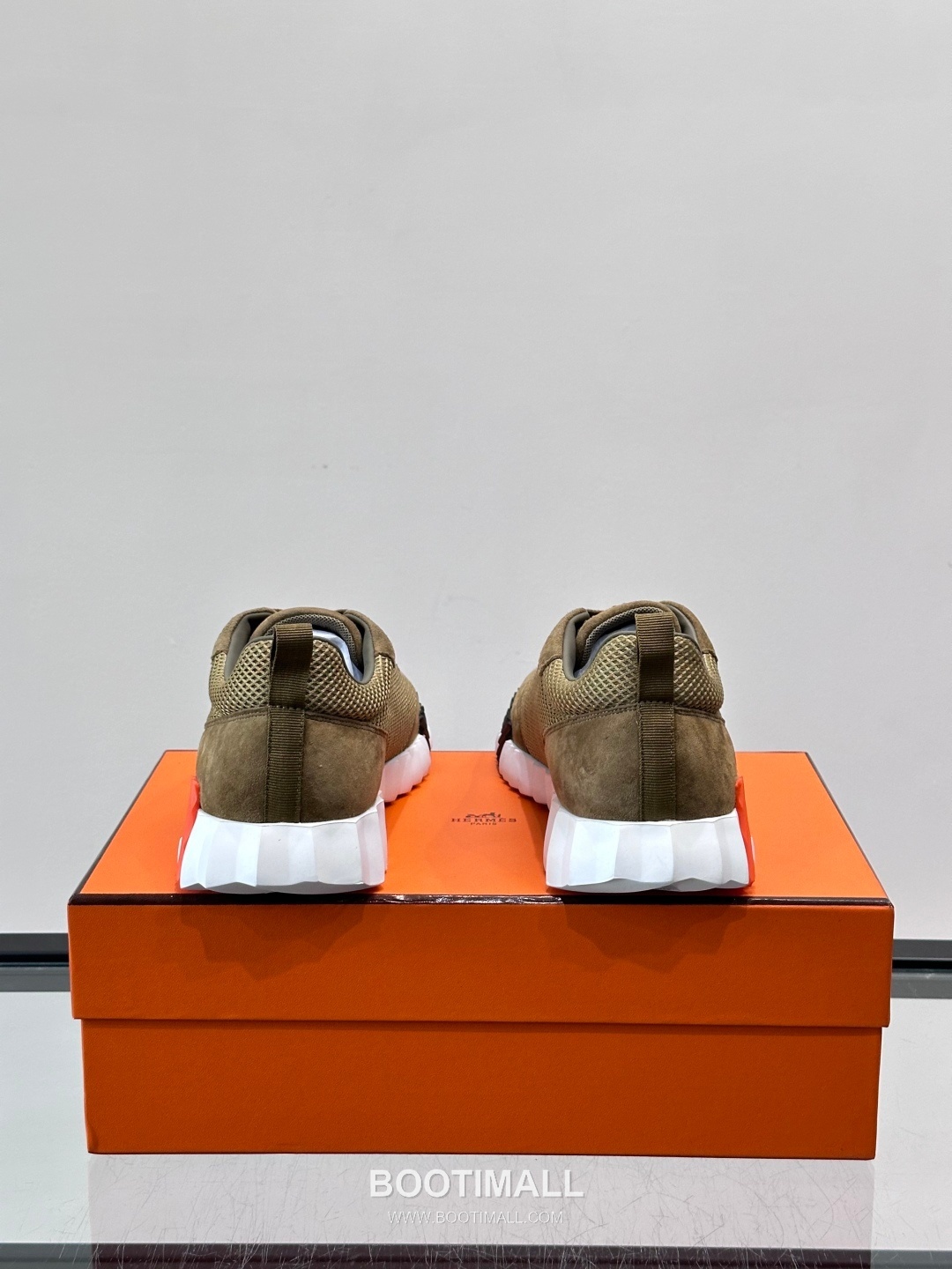 에르메스 송아지가죽 H로고 플랫폼 화이트 스니커즈 Hermes Calfskin H Logo Platform White Sneakers 4cm 8