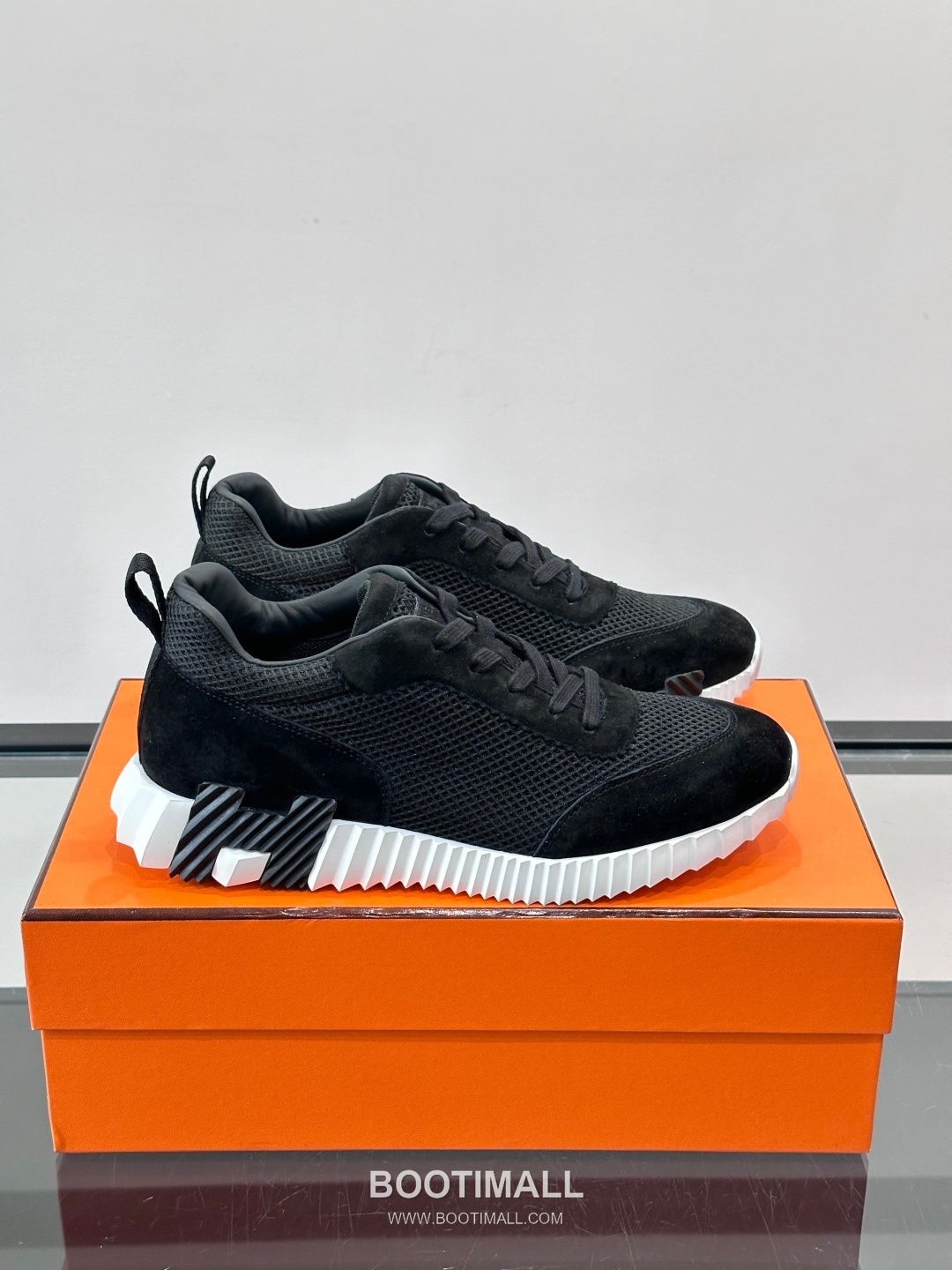 에르메스 송아지가죽 H로고 플랫폼 화이트 스니커즈 Hermes Calfskin H Logo Platform White Sneakers 4cm 1