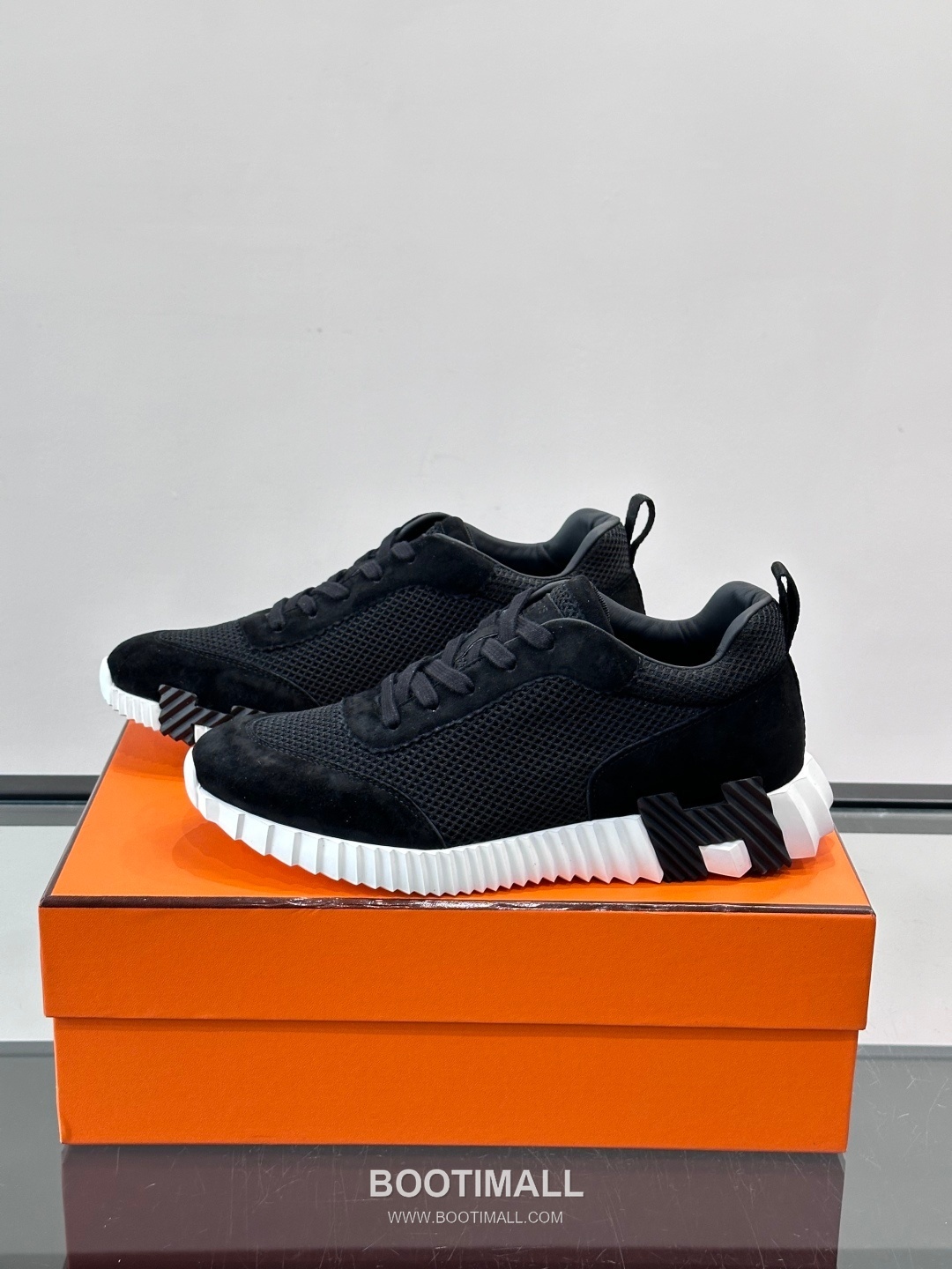 에르메스 송아지가죽 H로고 플랫폼 화이트 스니커즈 Hermes Calfskin H Logo Platform White Sneakers 4cm 3