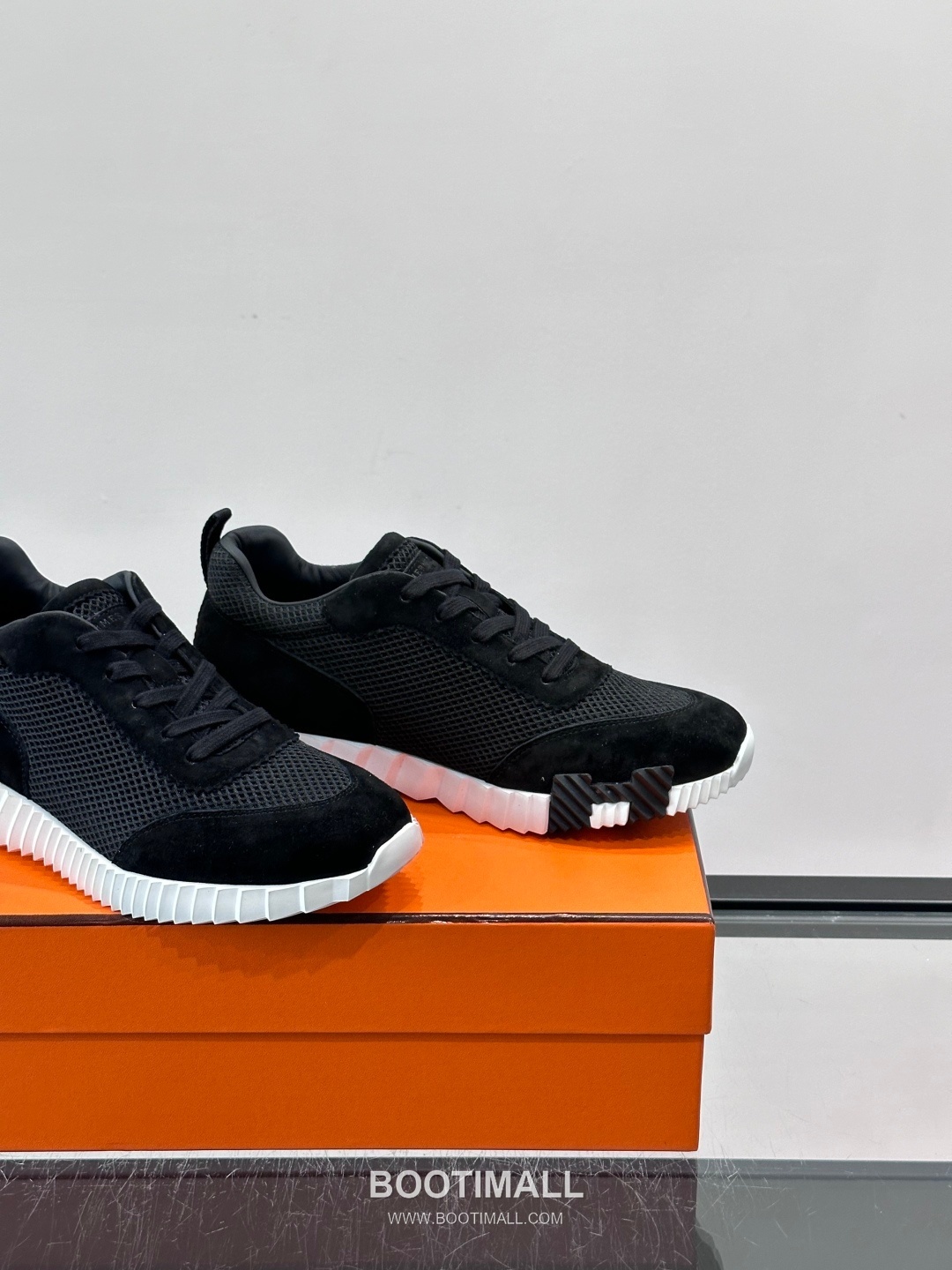 에르메스 송아지가죽 H로고 플랫폼 화이트 스니커즈 Hermes Calfskin H Logo Platform White Sneakers 4cm 7