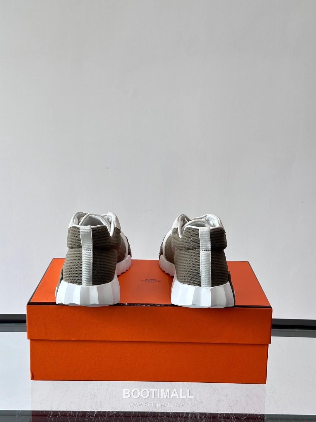 에르메스 송아지가죽 H로고 플랫폼 화이트 스니커즈 Hermes Calfskin H Logo Platform White Sneakers 4cm 8