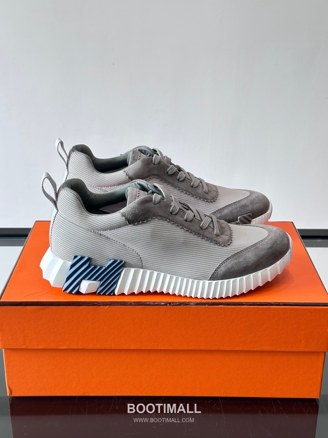 에르메스 송아지가죽 H로고 플랫폼 화이트 스니커즈 Hermes Calfskin H Logo Platform White Sneakers 4cm 1