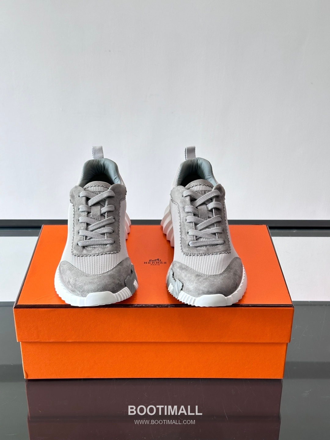 에르메스 송아지가죽 H로고 플랫폼 화이트 스니커즈 Hermes Calfskin H Logo Platform White Sneakers 4cm 2