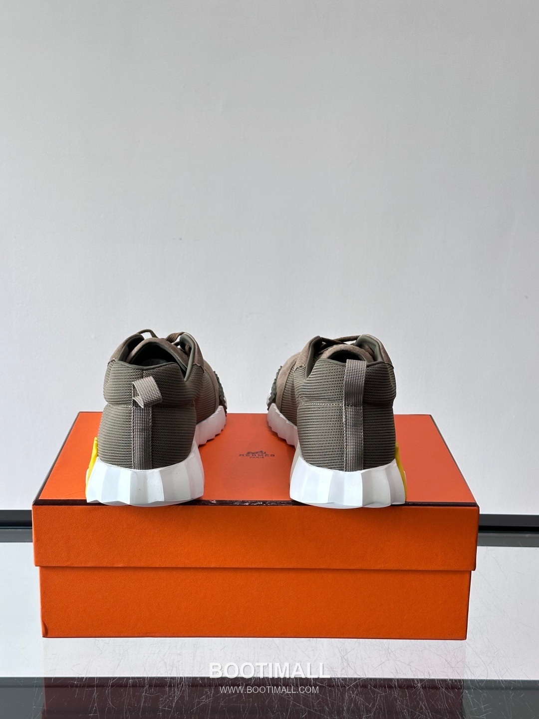 에르메스 송아지가죽 H로고 플랫폼 화이트 스니커즈 Hermes Calfskin H Logo Platform White Sneakers 4cm 8