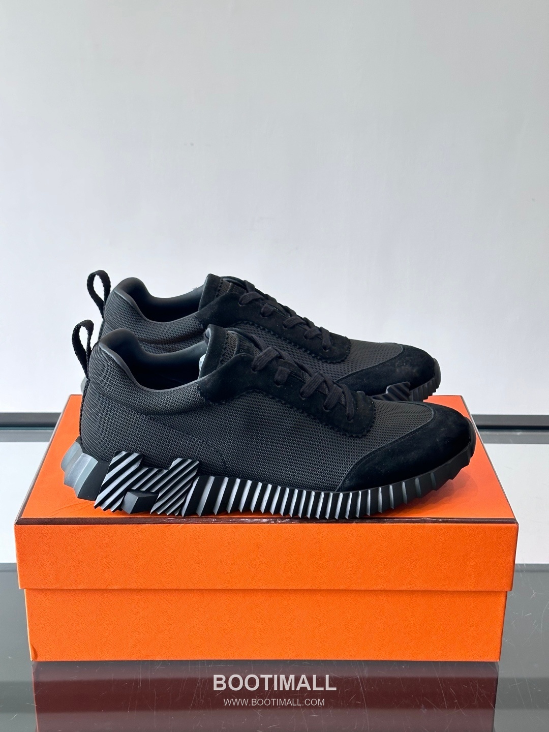 에르메스 송아지가죽 H로고 플랫폼 화이트 스니커즈 Hermes Calfskin H Logo Platform White Sneakers 4cm 1