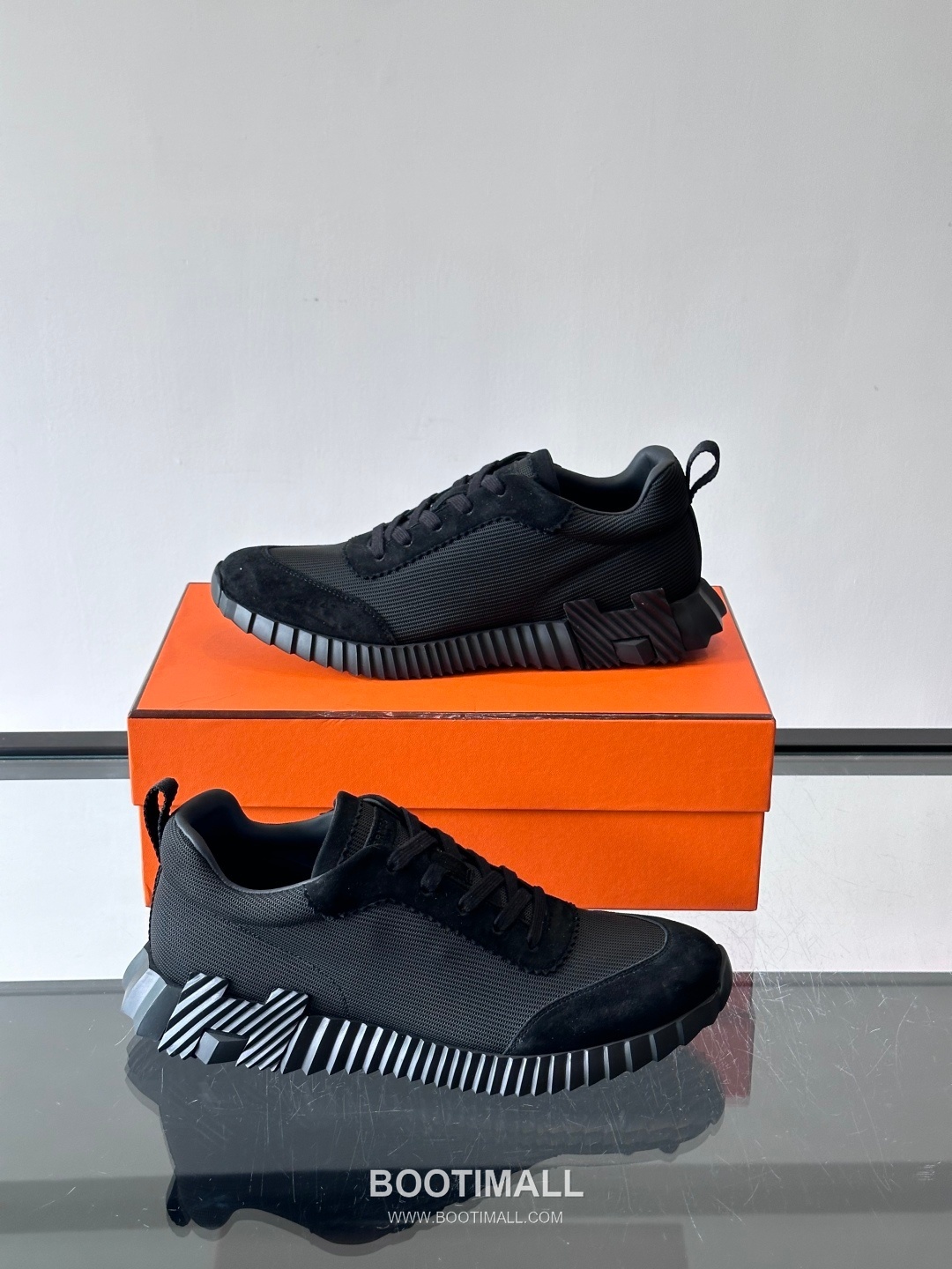 에르메스 송아지가죽 H로고 플랫폼 화이트 스니커즈 Hermes Calfskin H Logo Platform White Sneakers 4cm 4