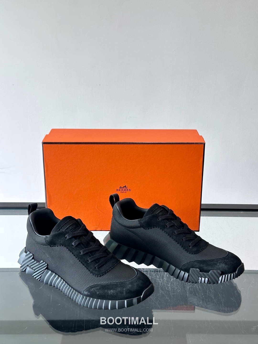 에르메스 송아지가죽 H로고 플랫폼 화이트 스니커즈 Hermes Calfskin H Logo Platform White Sneakers 4cm 5