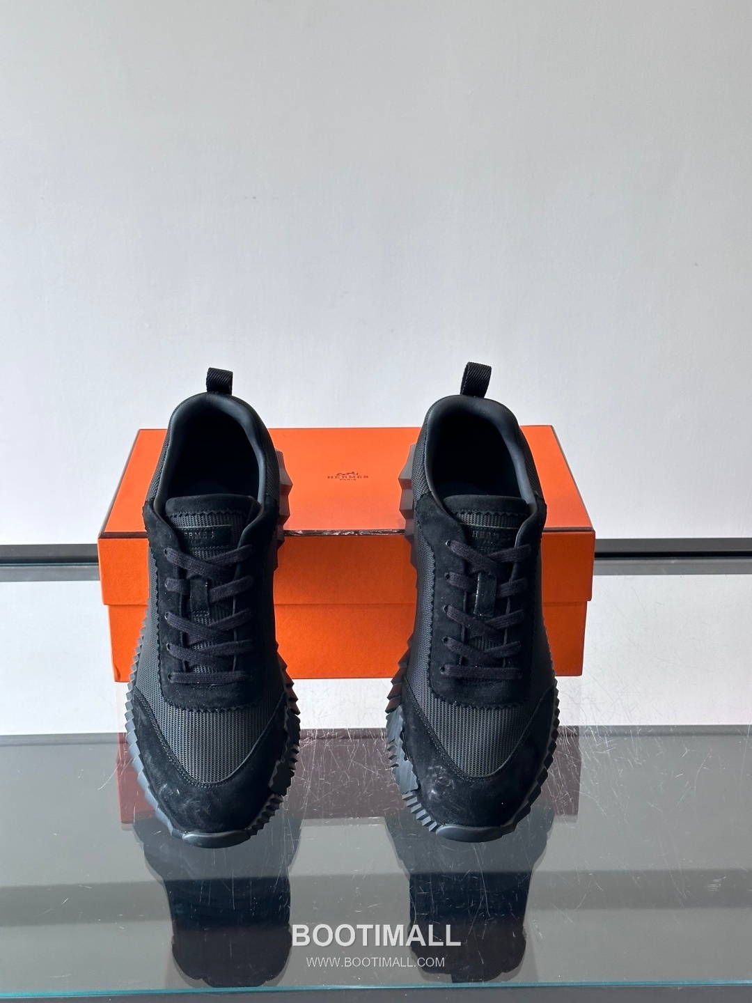 에르메스 송아지가죽 H로고 플랫폼 화이트 스니커즈 Hermes Calfskin H Logo Platform White Sneakers 4cm 6