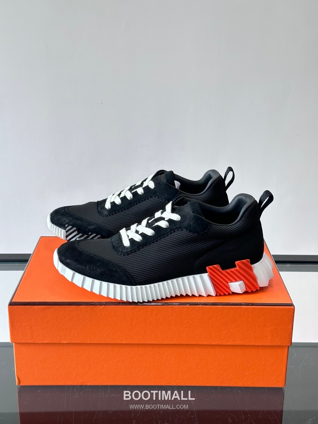 에르메스 송아지가죽 H로고 플랫폼 화이트 스니커즈 Hermes Calfskin H Logo Platform White Sneakers 4cm 3